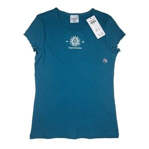 Abercrombie Kids Fitted Ribbed Top! NWT!